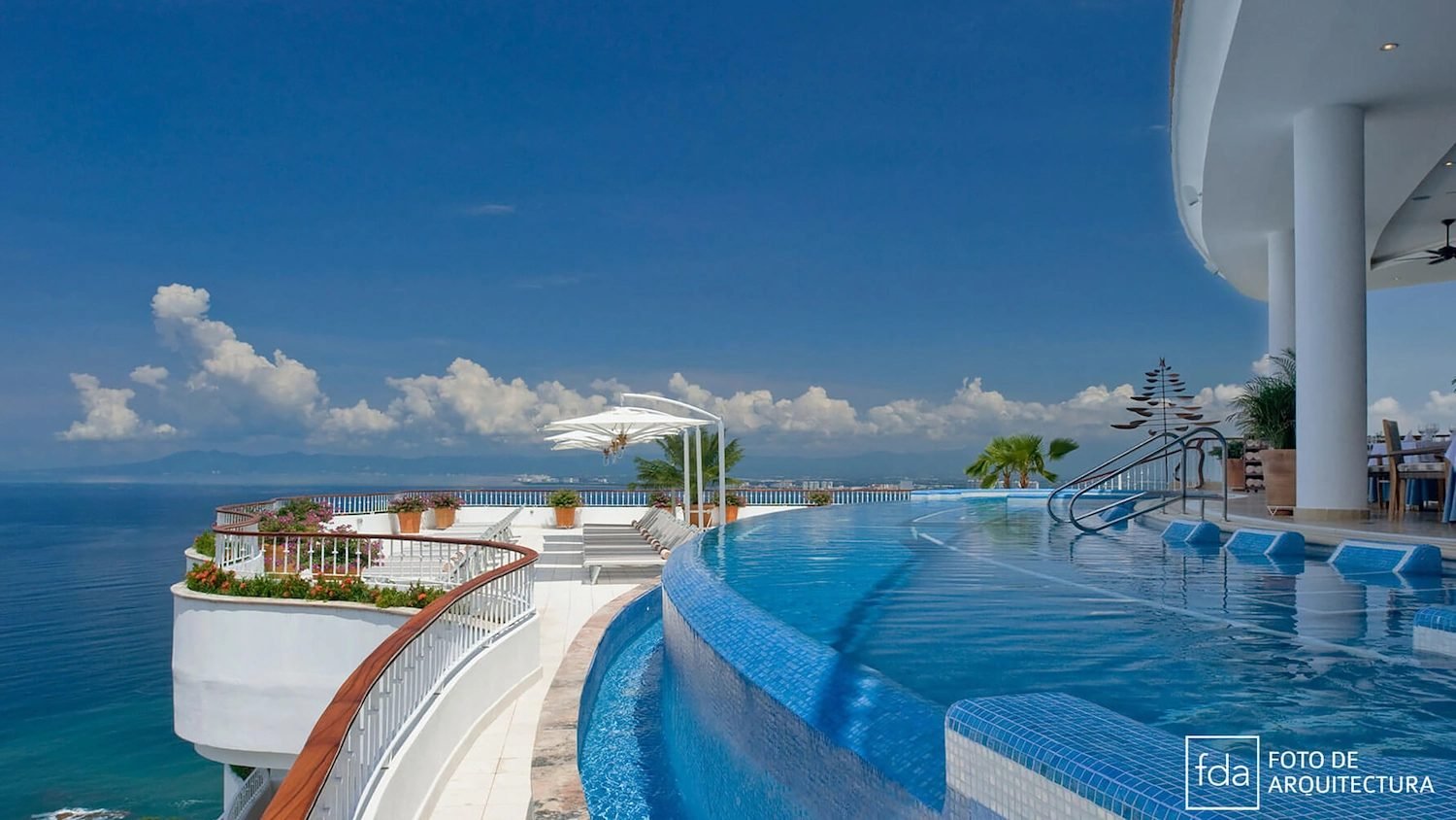 Fotografía profesional de hotel en Puerto Vallarta